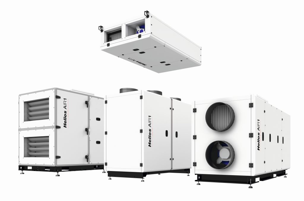 Kompaktlüftungsgeräte Helios AIR1 