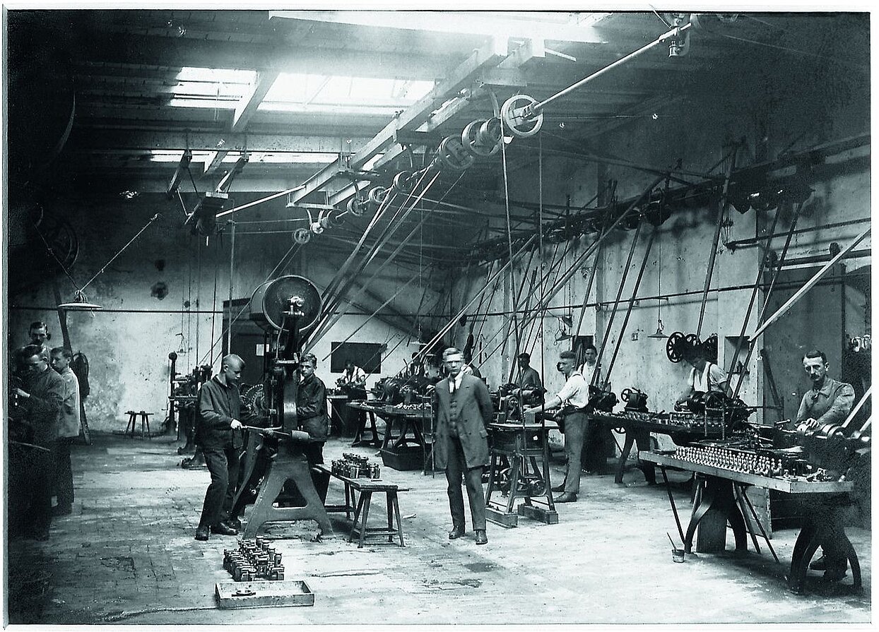 Historisches Bild Fabrik Heimeier